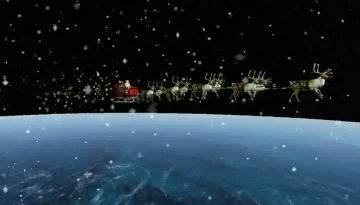 Ο Άϊ Βασίλης ξεκίνησε το ταξίδι του: Δείτε live την πτήση του πάνω από τη Γη!