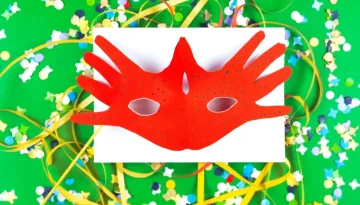 Φτιάχνουμε αποκριάτικες μάσκες με τα χέρια μας και χάρτινα πιάτα