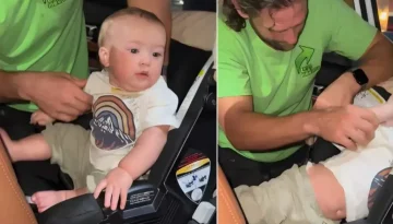 Μωρό vs Μπαμπάς 1-0: Η πιο ξεκαρδιστικά viral «μάχη» στο παιδικό κάθισμα