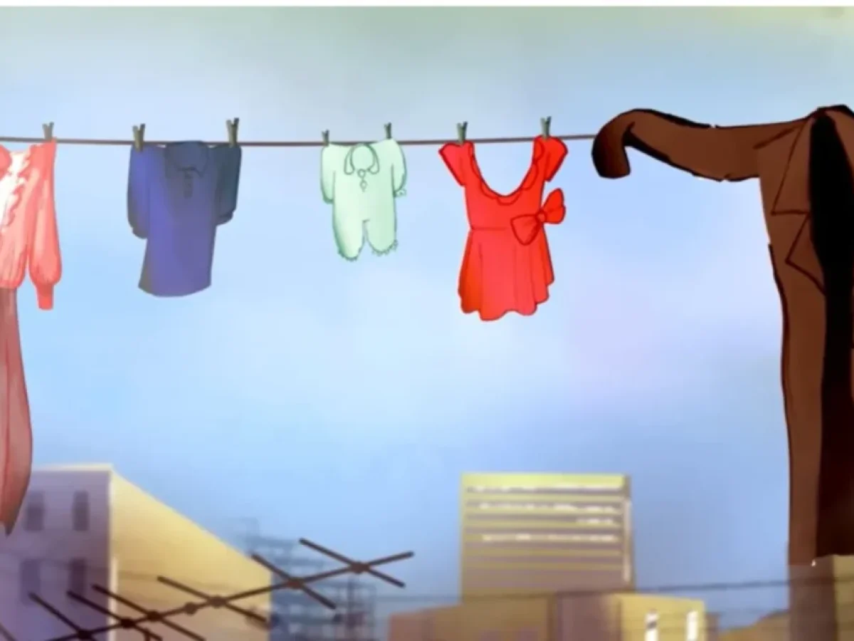 Όταν ο μπαμπάς γίνεται το παλτό που ζεσταίνει μέσα του όλη την οικογένεια